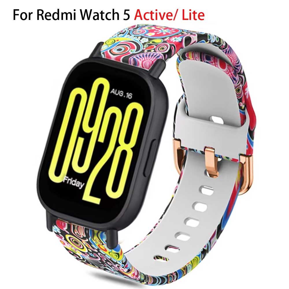 Xiaomi Luxury Watch - Damska silikonowa opaska z nadrukiem do