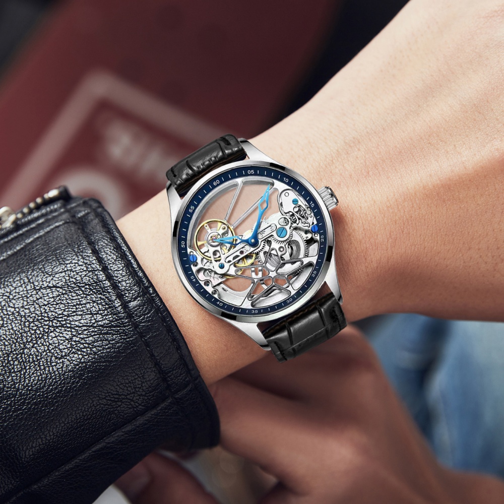 Luxury Watch Name Brands - Nowy, oryginalny, dwustronny zegarek męski z