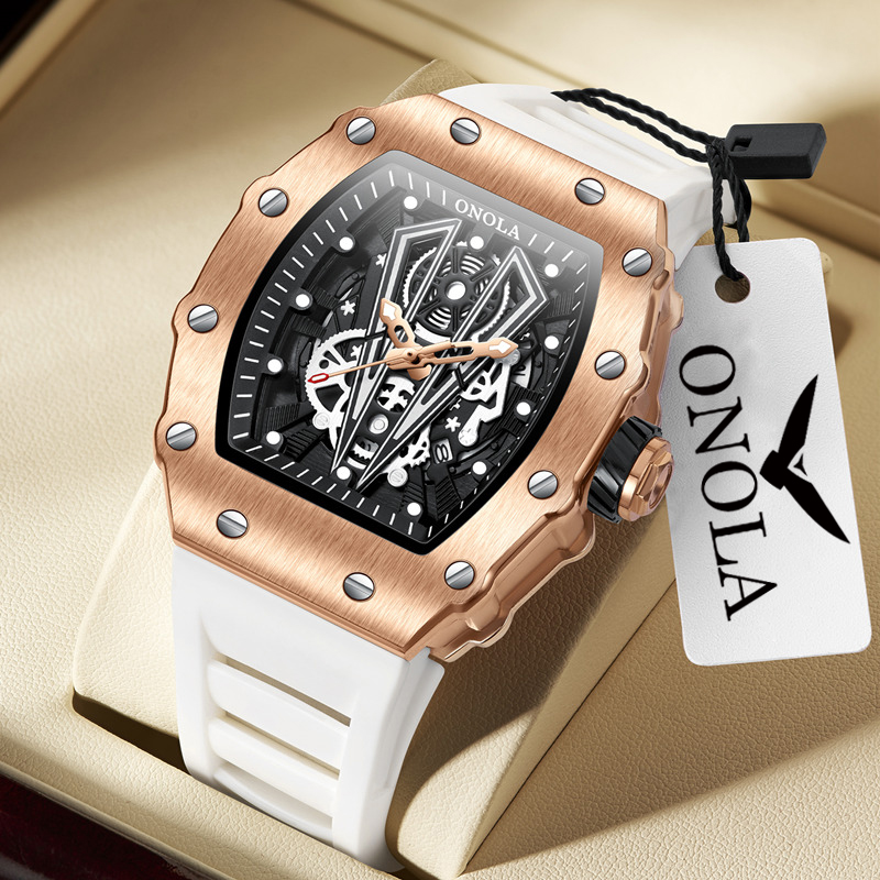 Luxury Watch Maker - Zegarek męski ONOLA 3826, sportowy, luksusowy,