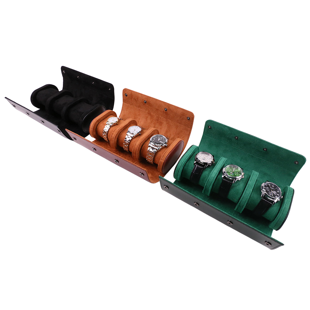 Luxury Watch Travel Case - Luksusowy, przenośny organizer podróżny na 3