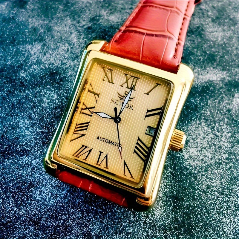 Luxury Watch Name Brands - Lekki luksusowy zegarek kwadratowy w stylu