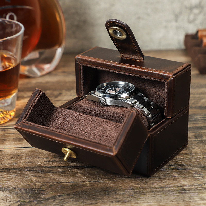 Luxury Watch Travel Case - Przenośny futerał podróżny na wiele zegarków,
