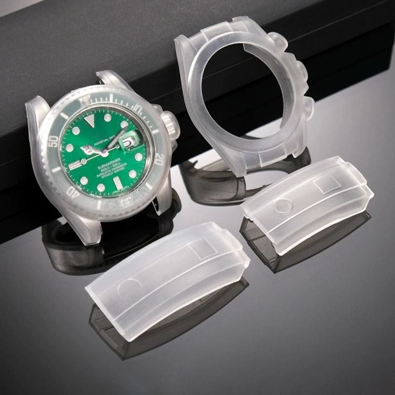 Luxury Watch Expensive - Przezroczysta, odporna na zarysowania, wodoodporna silikonowa