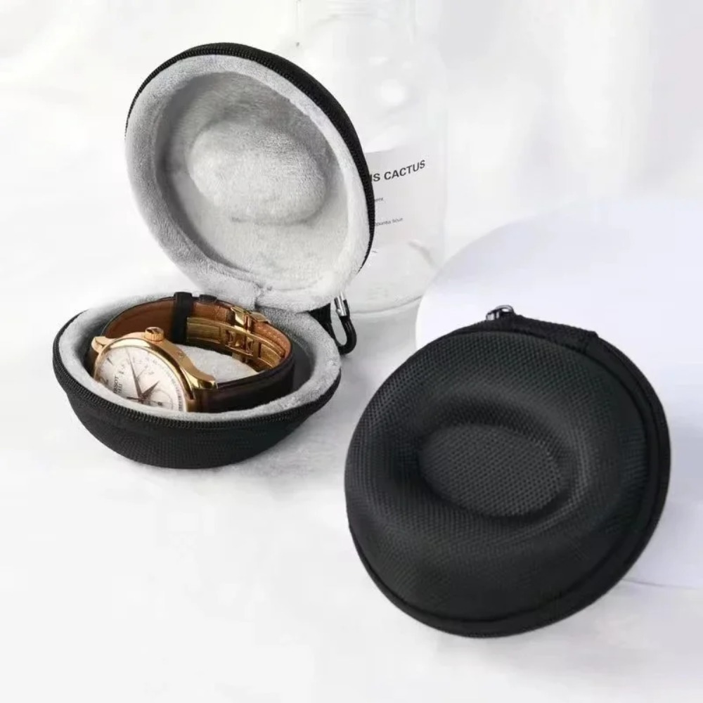 Luxury Watch Travel Case - Pół-częściowe pudełko do przechowywania zegarków, przenośne