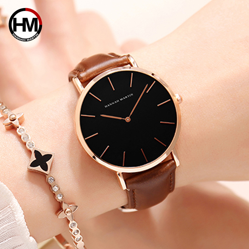 Luxury Watch Leather Strap - Hannah Martin gorący nowy pani moda