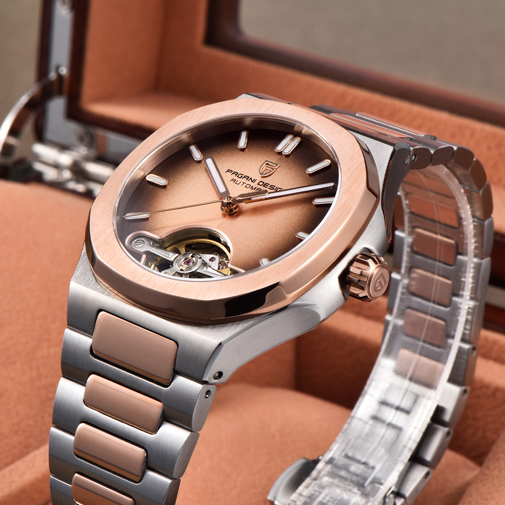 Zegarki męskie automatyczne z  – Luxury Watch Gift Box recenzja i cena