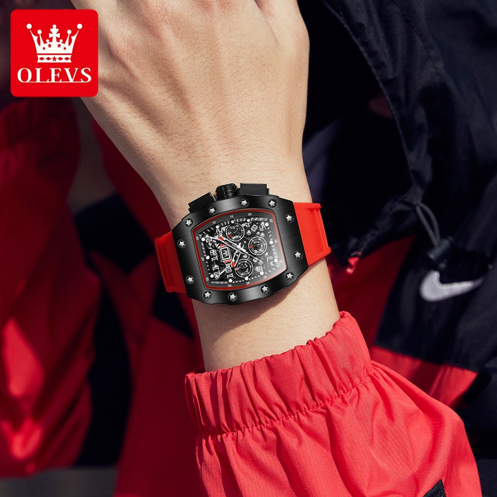 Zegarek kwarcowy OLEVS 3608 Ch – Luxury Watch Rubber Strap recenzja i cena