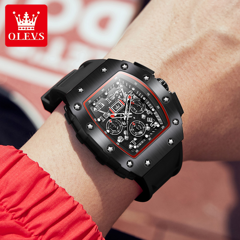 Zegarek kwarcowy OLEVS 3608 Ch – Luxury Watch Rubber Strap recenzja i cena