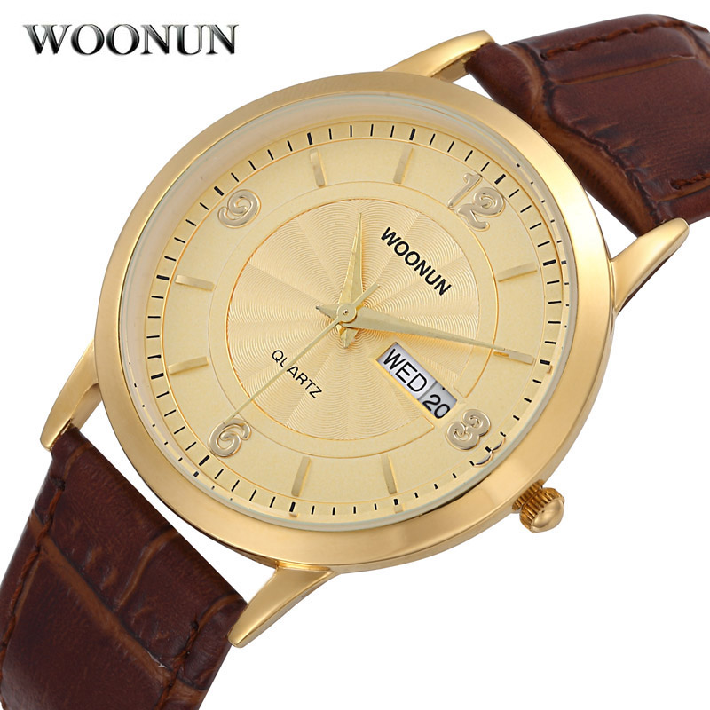WOONUN Top marka luksusowe zło – Luxury Watch Maker recenzja i cena