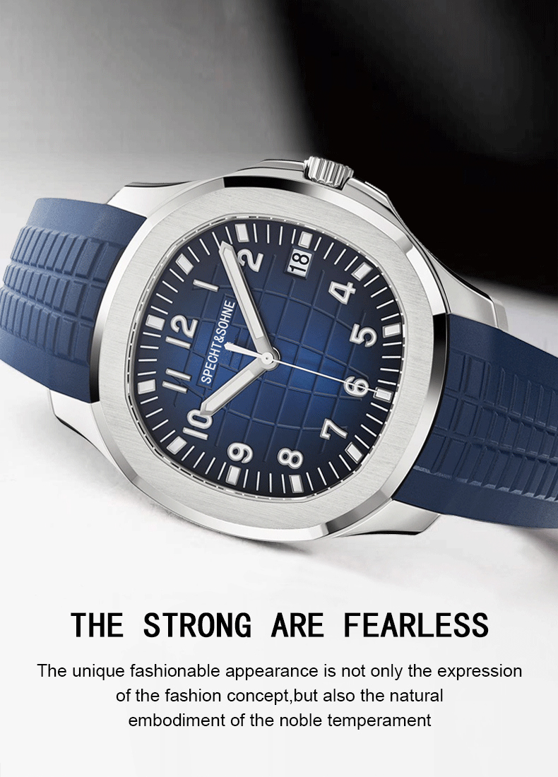 2025 nowe męskie zegarki autom – Luxury Watch Rubber Strap recenzja i cena