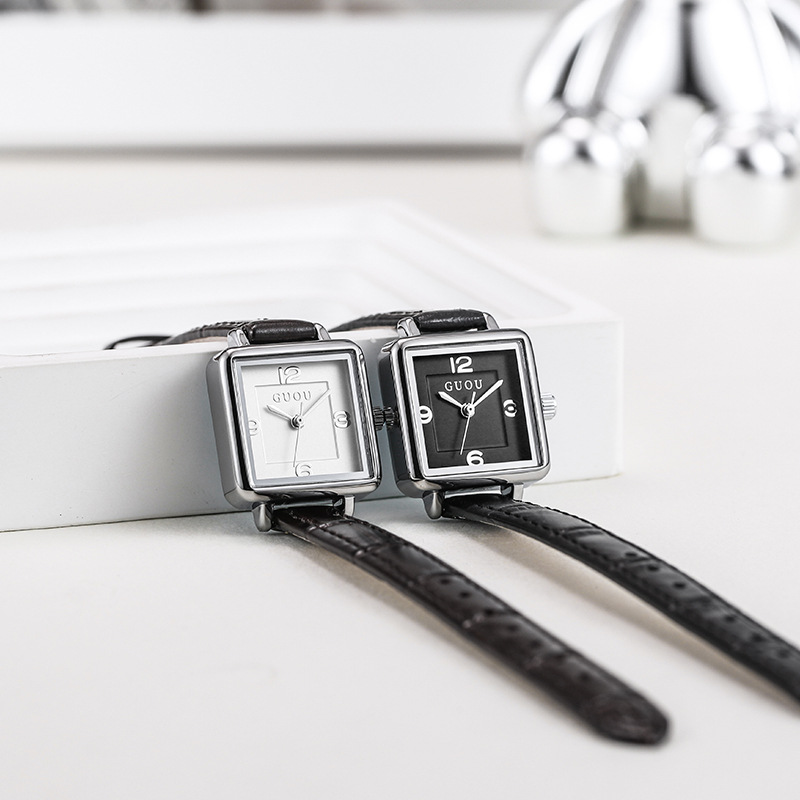 Zegarek damski z skórzanym pas – Luxury Watch Leather Strap recenzja i cena