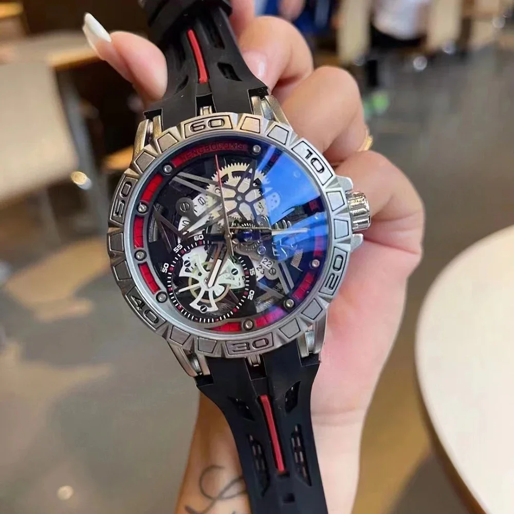 Zegarki kwarcowe 3D Męskie Luk – Luxury Watch Rubber Strap recenzja i cena