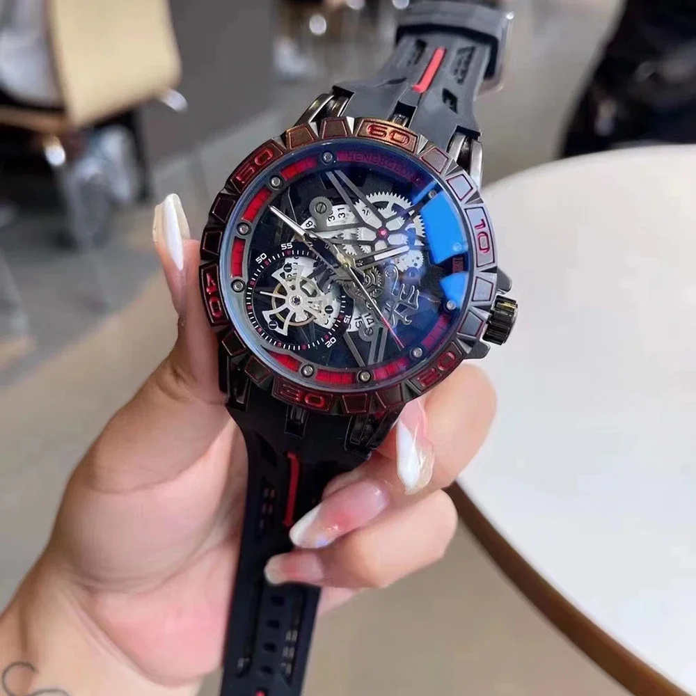 Zegarki kwarcowe 3D Męskie Luk – Luxury Watch Rubber Strap recenzja i cena