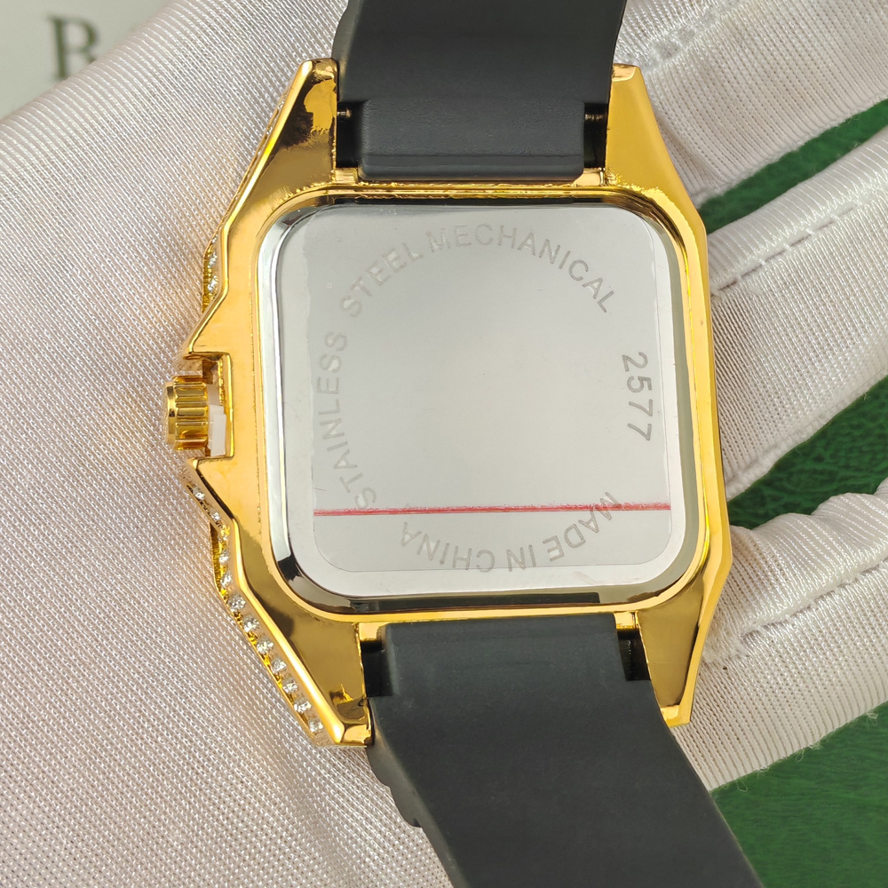 Zegarek kwarcowy męski Hip Hop – Luxury Watch Rubber Strap recenzja i cena