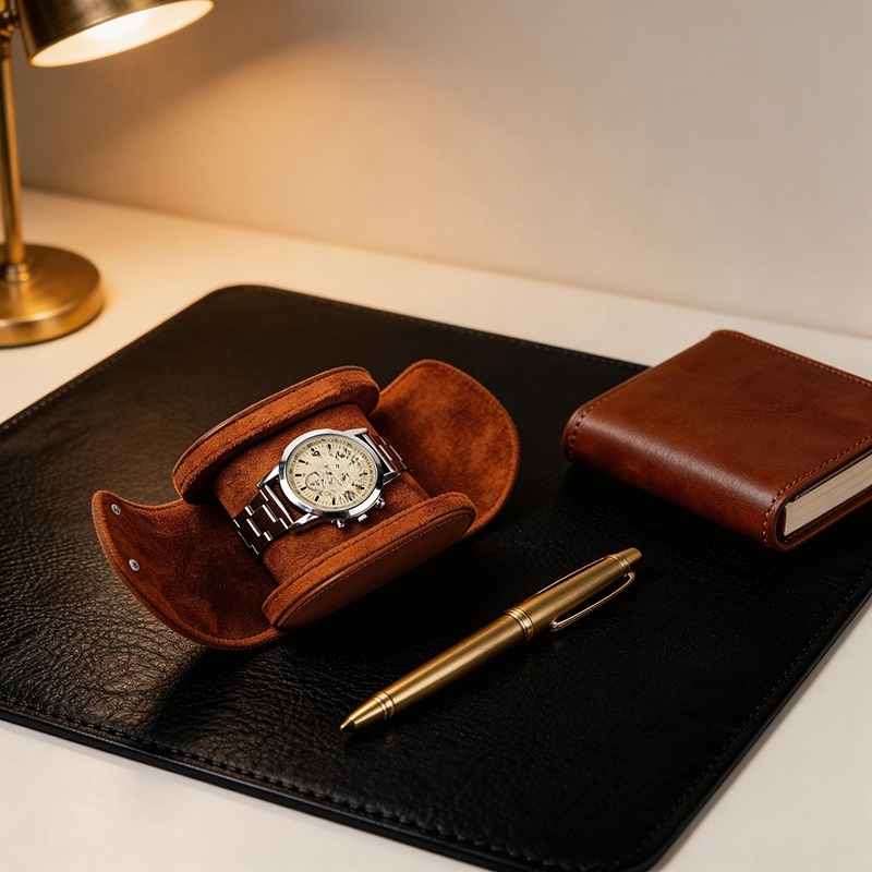 Luksusowe brązowe przenośne pu – Luxury Watch Travel Case recenzja i cena