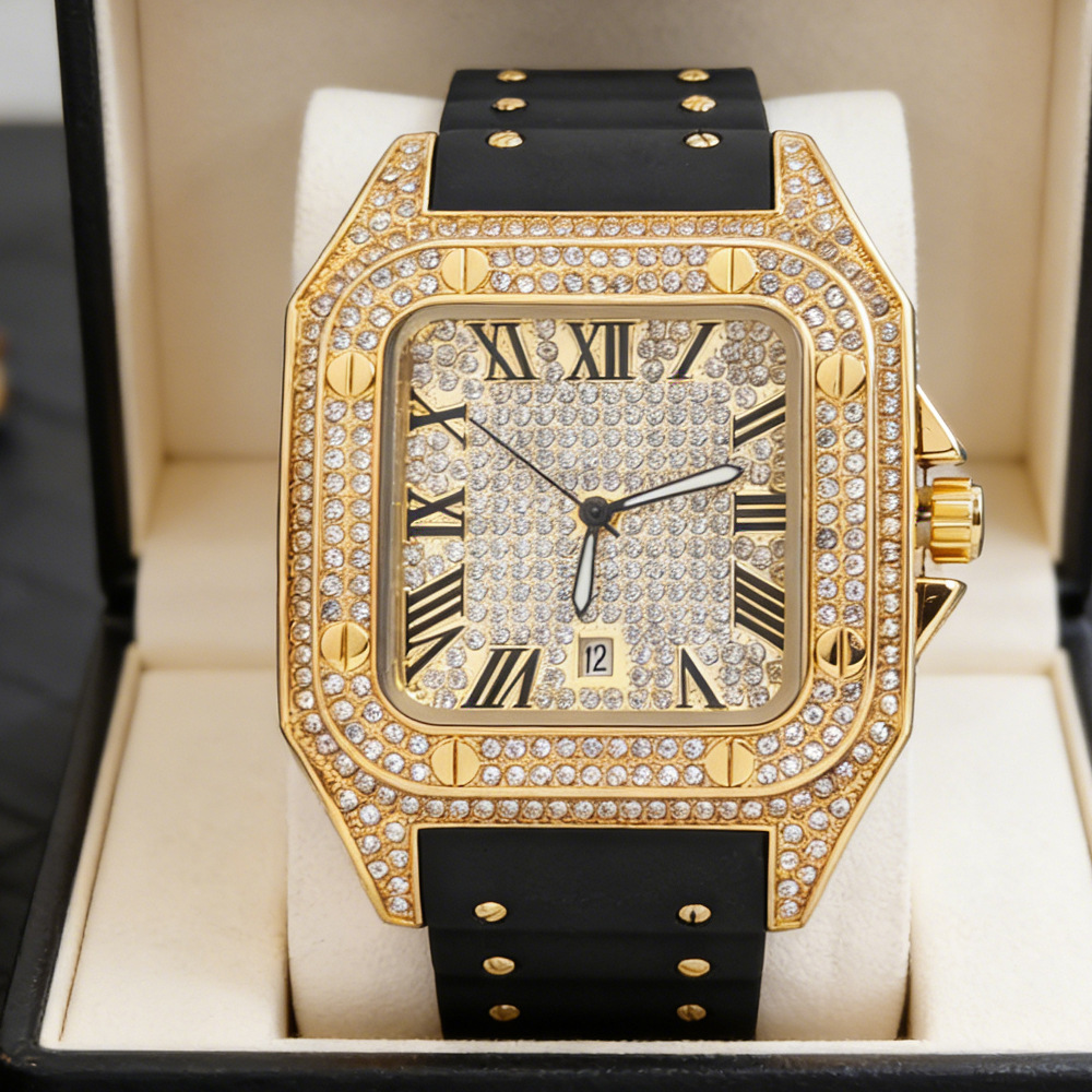 Modny Zegarek Kwarcowy z Pełny – Luxury Watch Rubber Strap recenzja i cena