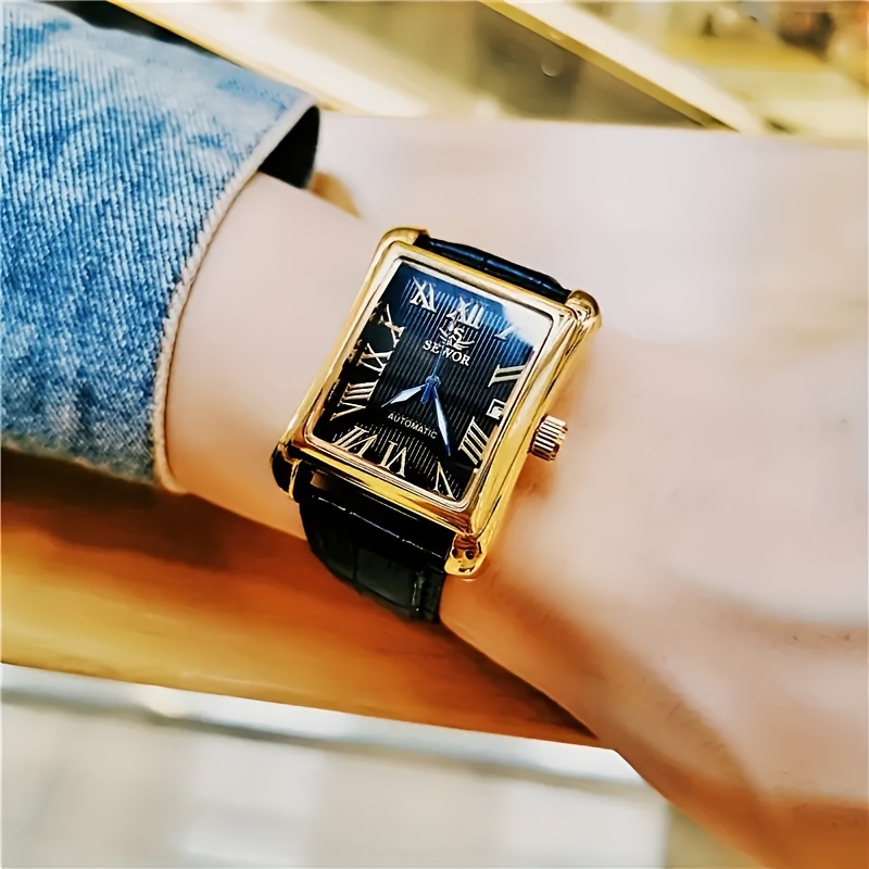 Lekki luksusowy zegarek kwadra – Luxury Watch Name Brands recenzja i cena