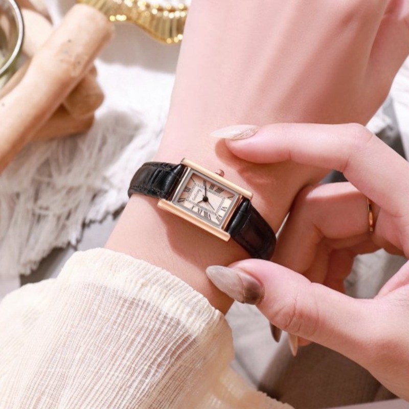 Zegarek damski znanej marki, m – Luxury Watch Leather Strap recenzja i cena