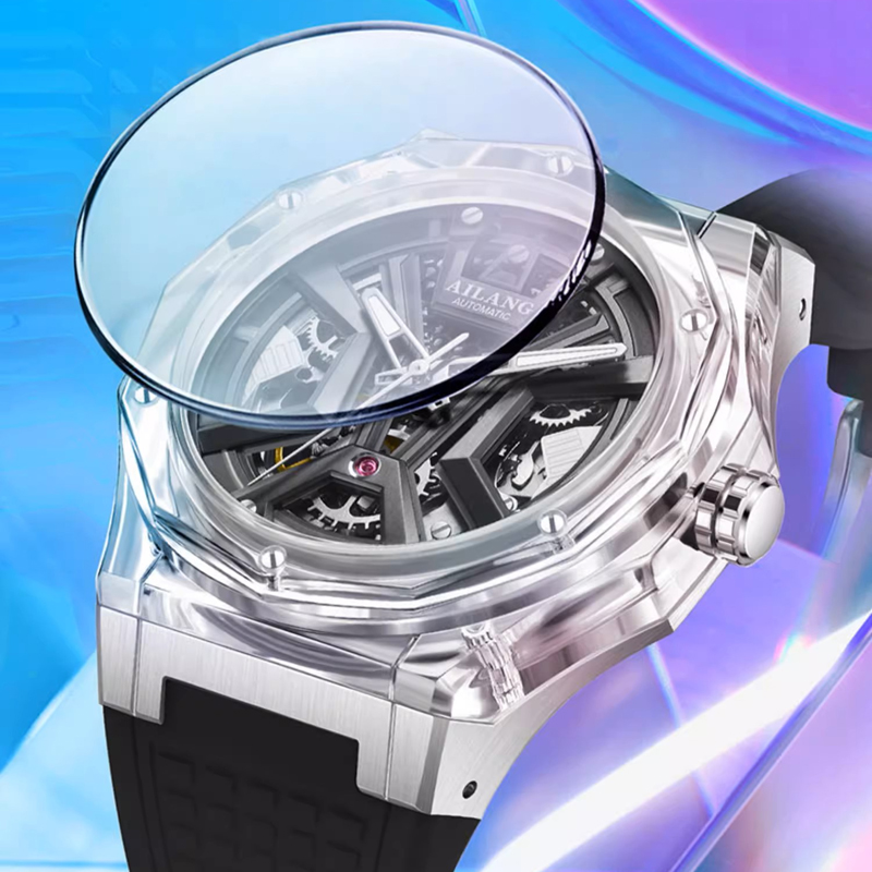Zegarek męski mechaniczny AILA – Luxury Watch Rubber Strap recenzja i cena