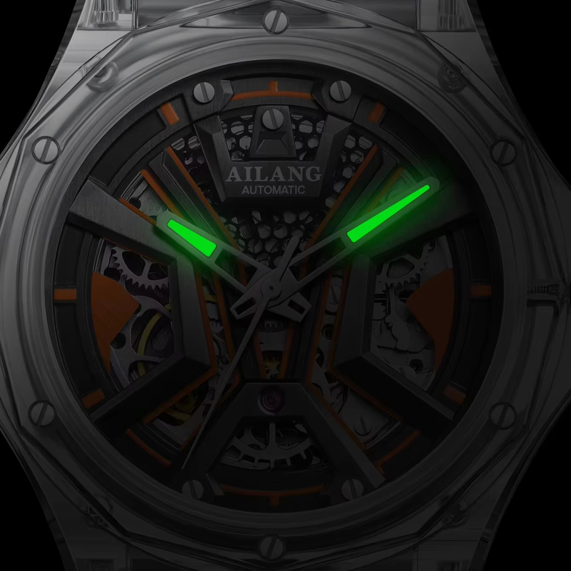 Zegarek męski mechaniczny AILA – Luxury Watch Rubber Strap recenzja i cena