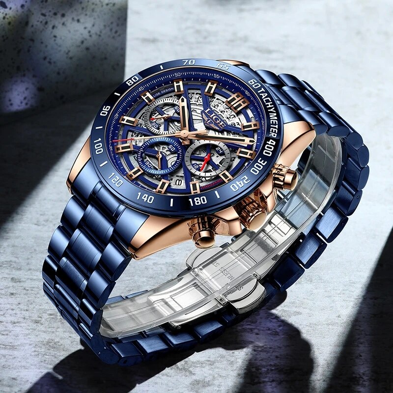 LIGE 2024 Nowość męska marka l – Luxury Watch Maker recenzja i cena