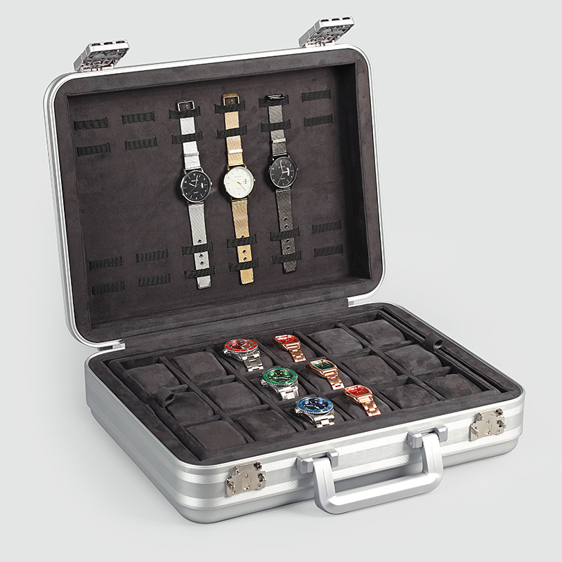 Aluminiowe luksusowe pudełko n – Luxury Watch Travel Case recenzja i cena
