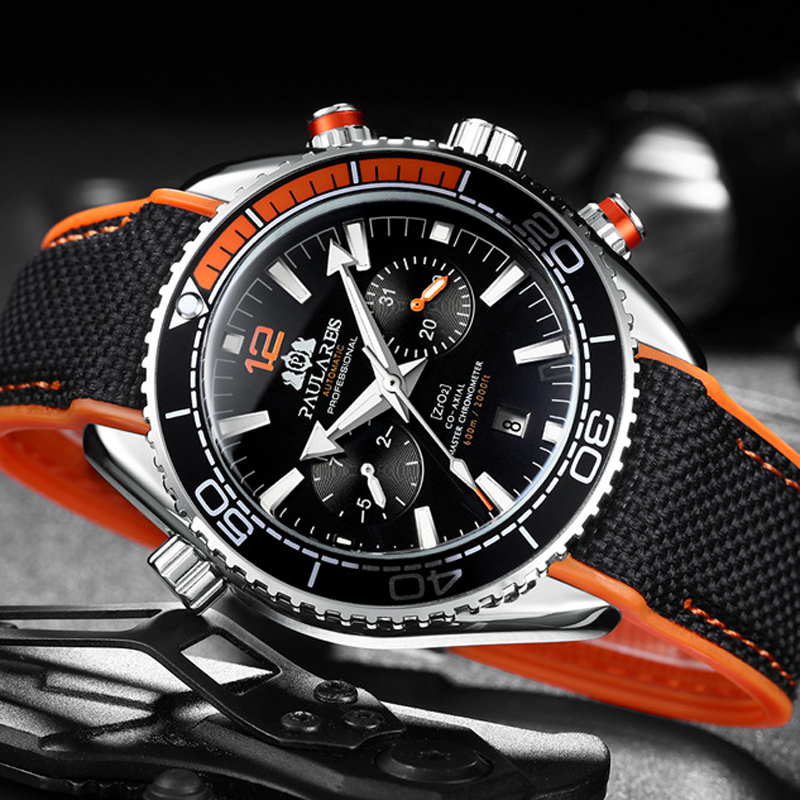 PAULAREIS P luksusowy męski au – Luxury Watch Rubber Strap recenzja i cena