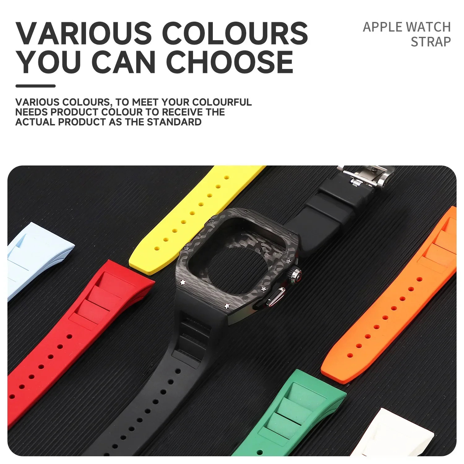Obudowa z włókna węglowego do  – Luxury Watch Rubber Strap recenzja i cena