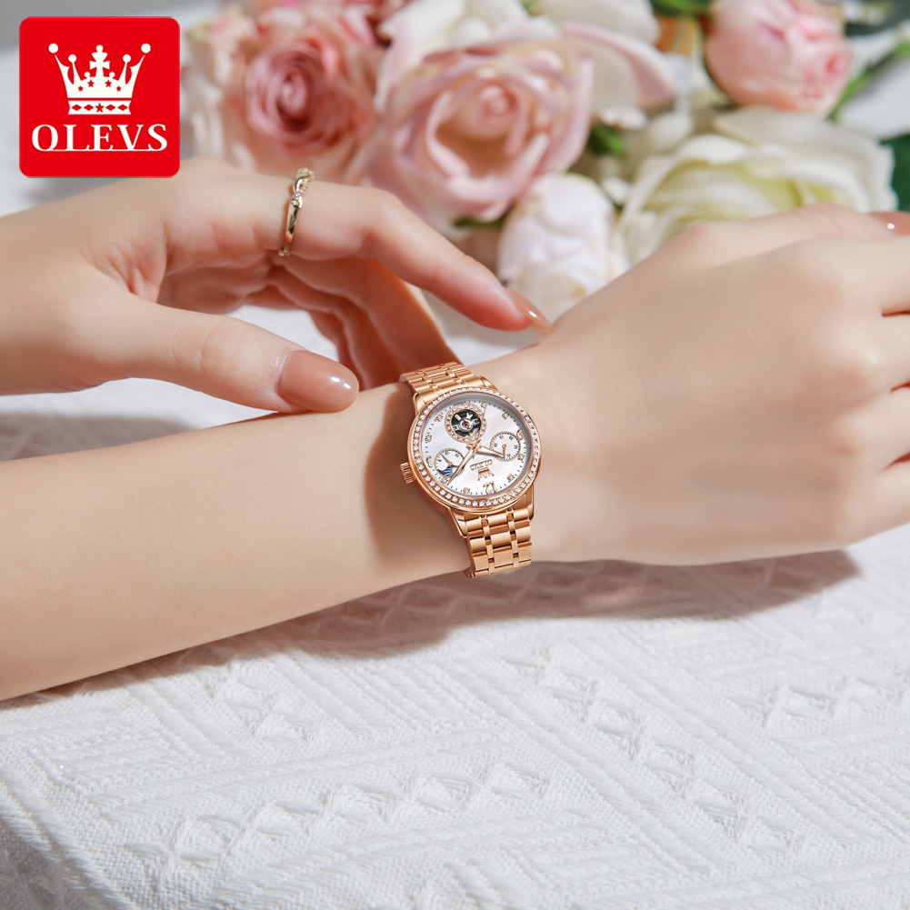 Zegarki damskie OLEVS, luksuso – Luxury Watch Gift Box recenzja i cena