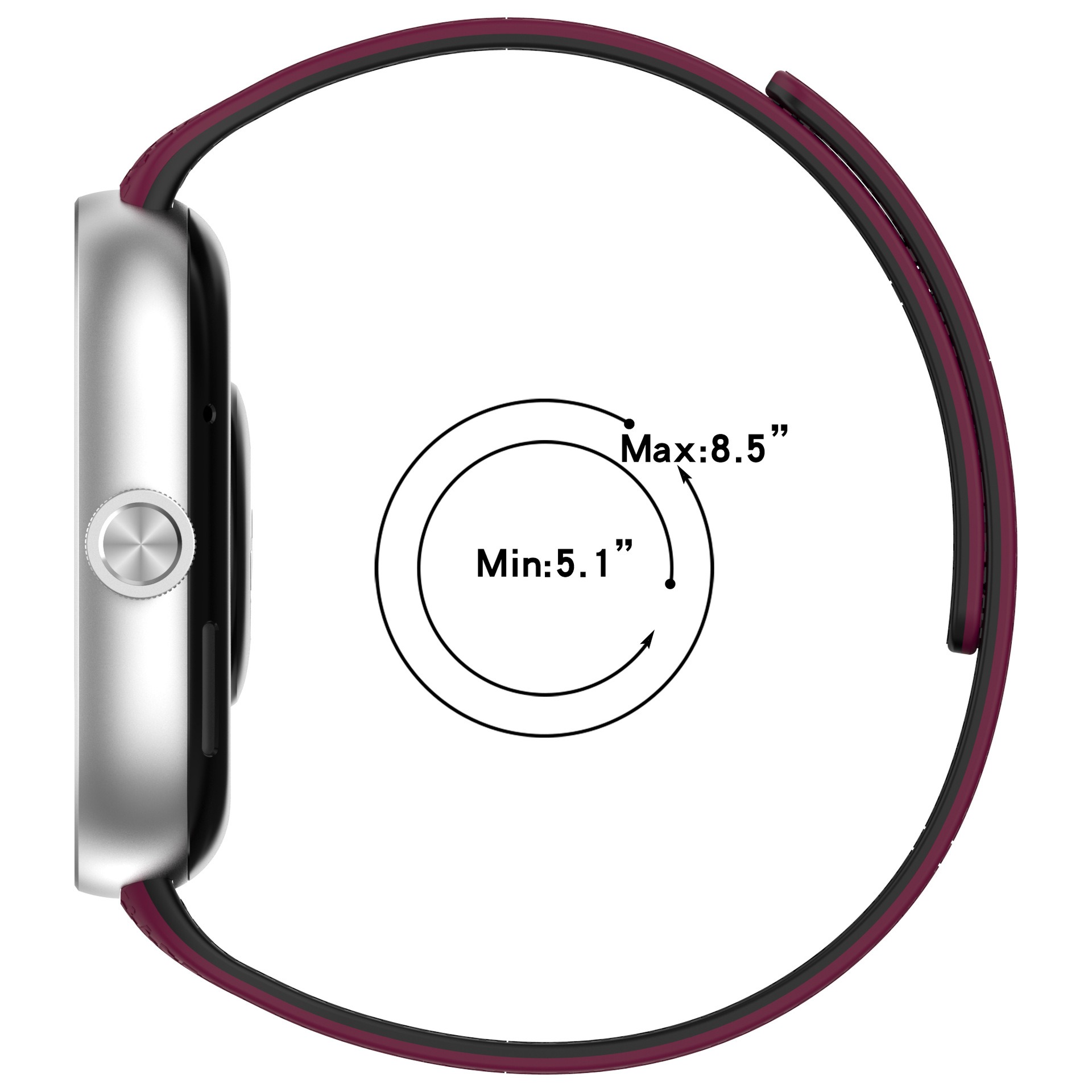 Silikonowy pasek do Redmi Watc – Xiaomi Luxury Watch recenzja i cena