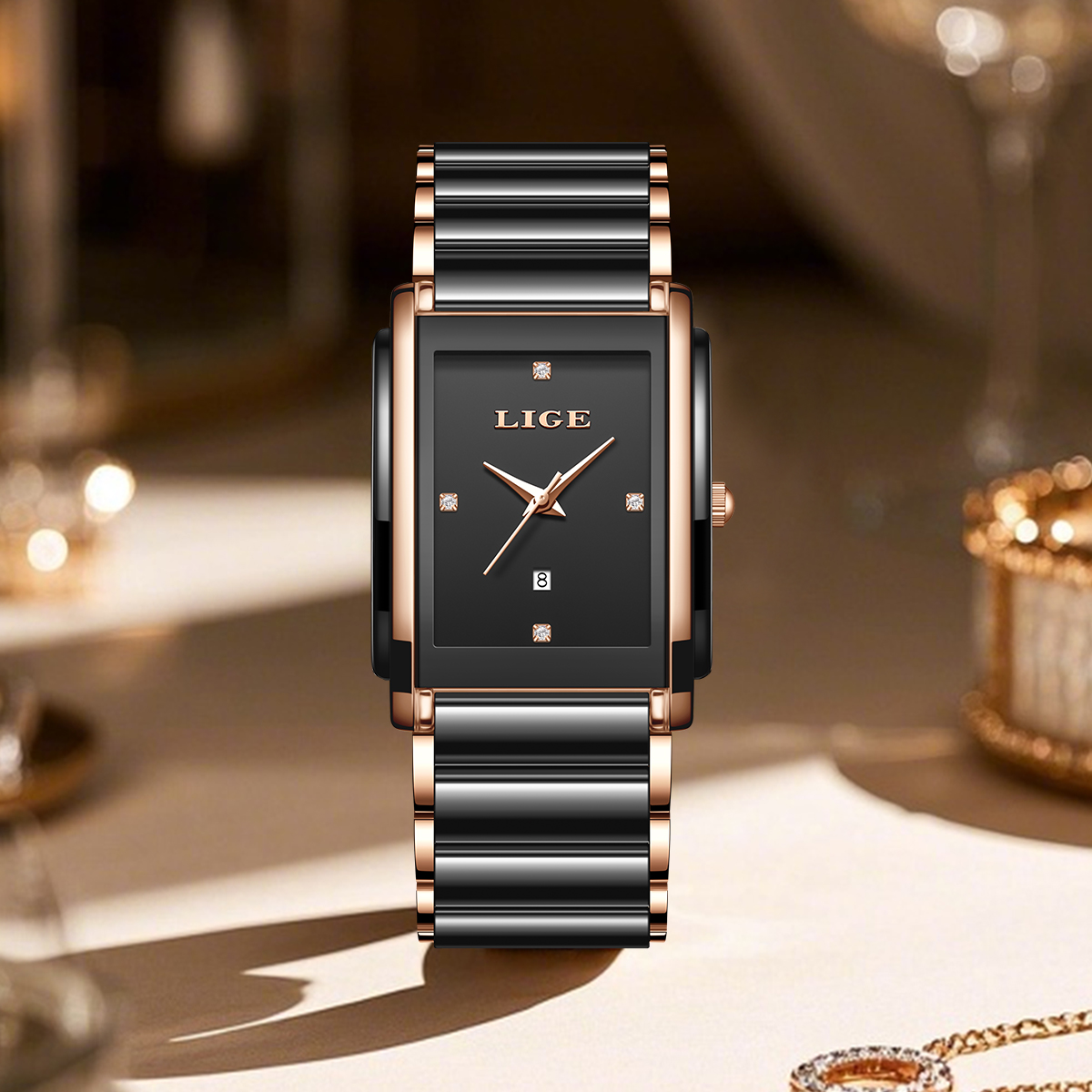 Zegarki damskie LIGE Fashion E – Luxury Watch Travel Case recenzja i cena