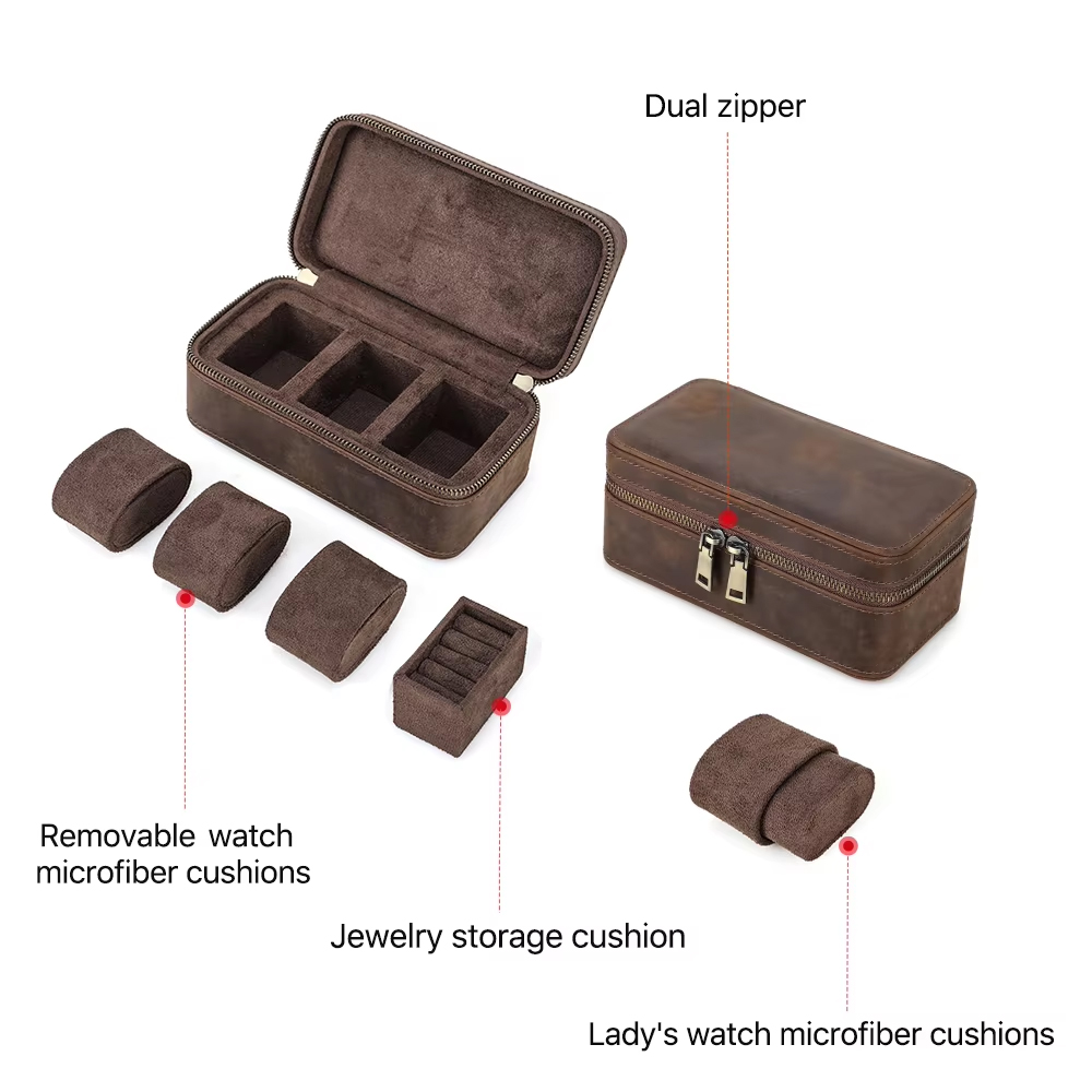 Luksusowe etui na zegarki z pr – Luxury Watch Travel Case recenzja i cena